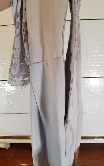 Lulus Grey Lace Backless Bodycon Dress - Picture 7 of 8